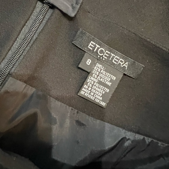Etcetera black professional skirt size 8, new without tags - Picture 5 of 6